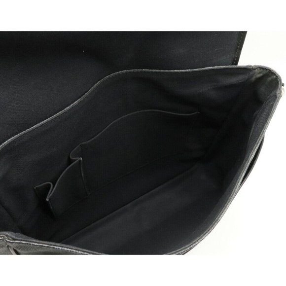 Daniel MM Damier Graphite Leather Black Crossbody Bag - Picture 5 of 8